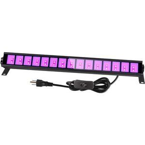 Upgraded 36W LED Black Light Bar, Premium LED Blacklight Flood Light with Plug